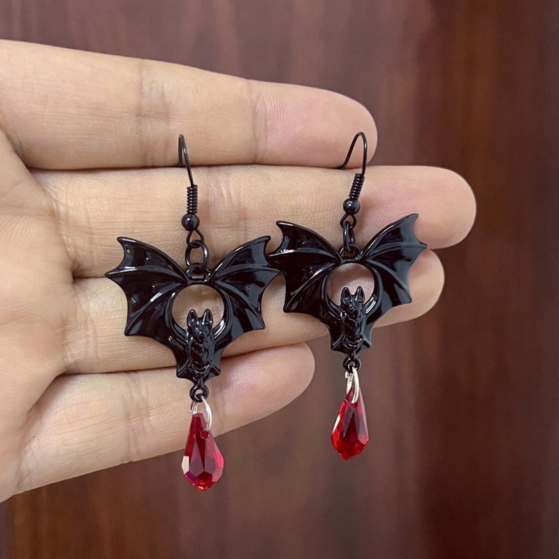 Men'S Vampire Accessories - Gothic Vampire Bat Earrings for Women