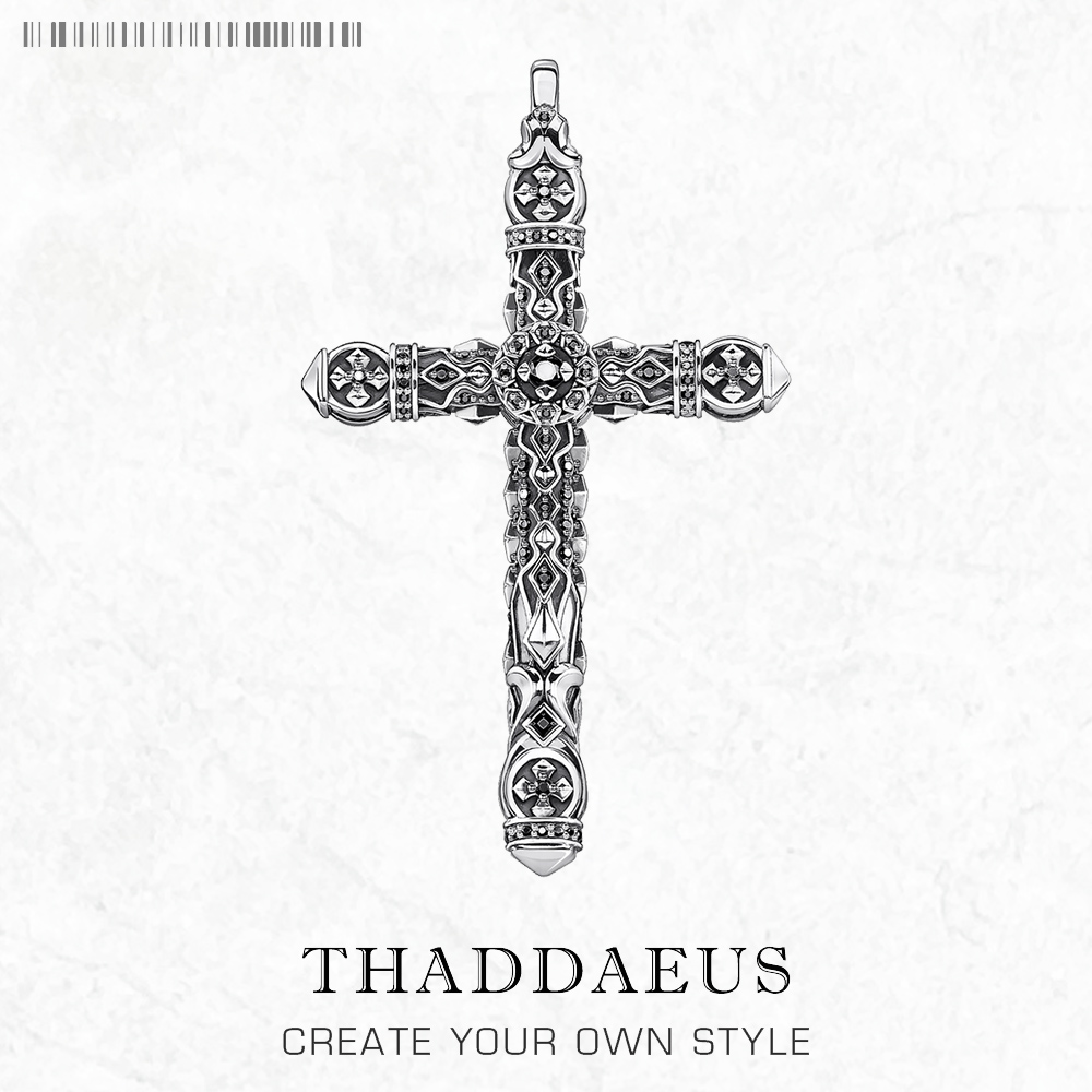 Men'S Accessories Jewelry Brands - Richly Ornamented Cross Pendant Brand New