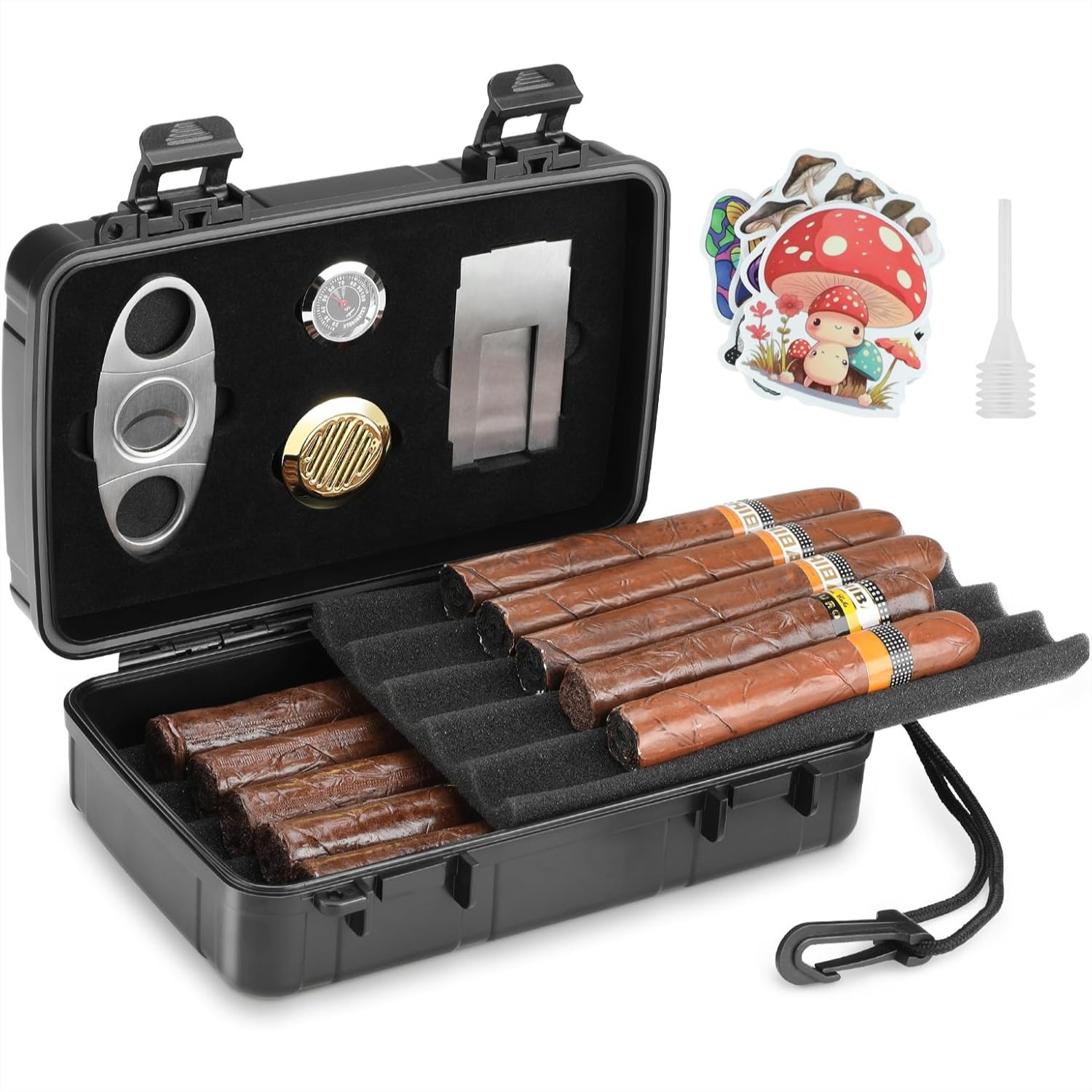 Men'S Mens Accessories - Portable Cigar Humidor Holds 10 Cigars