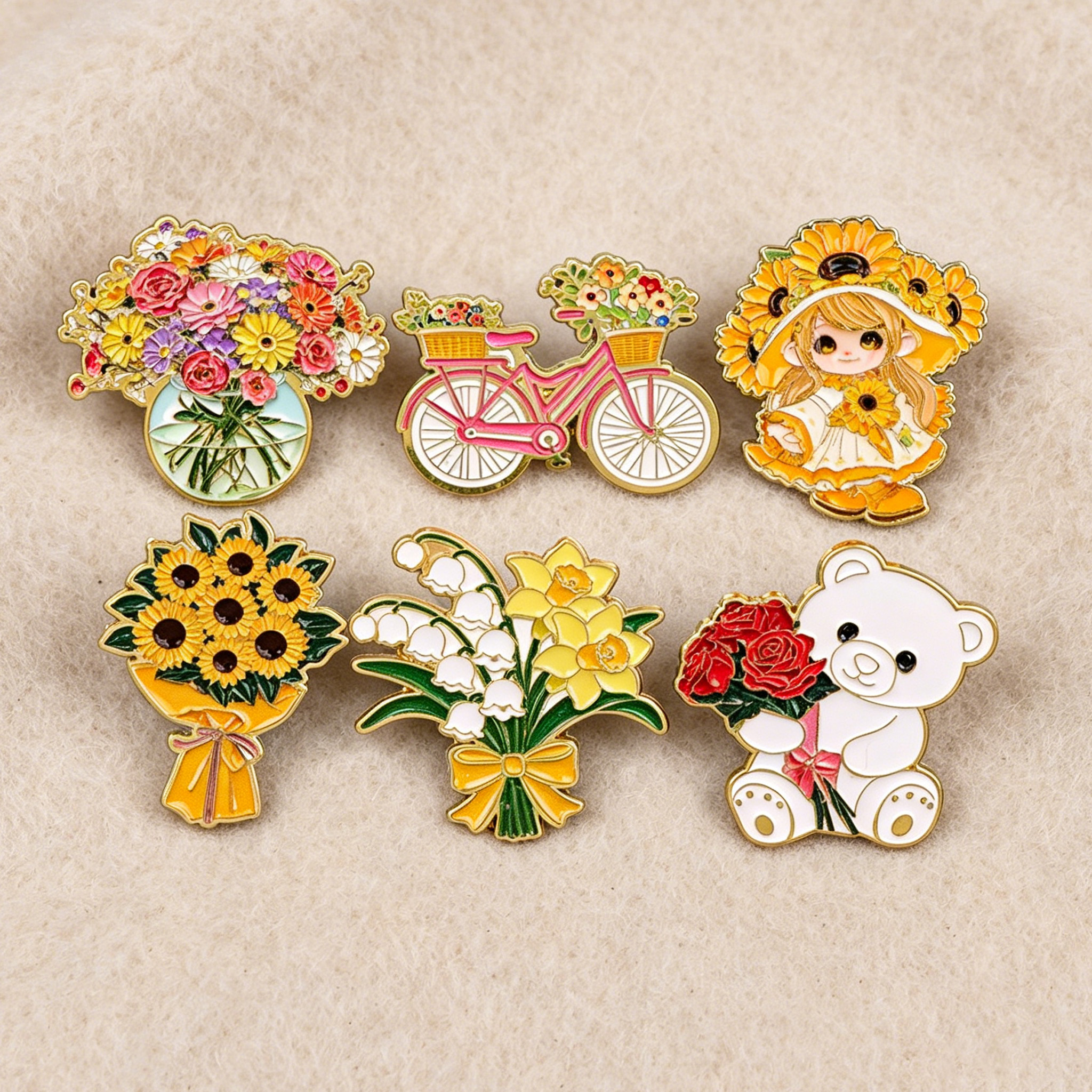Cute Sunflower Bouquet Girl En - Men Accessories Bouquet review and price