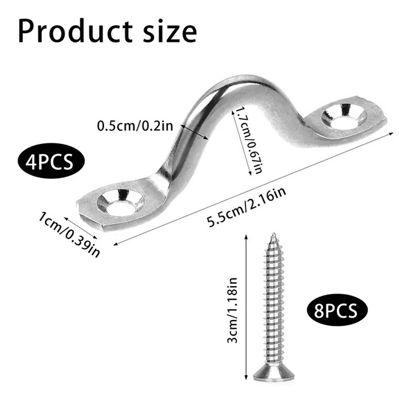 4Pcs Handle 4/5/6MM 316 Stainl - Men'S Mens Accessories review and price