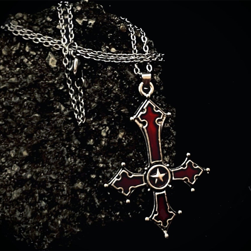Gothic Cross Necklace For Wome - Men'S Vampire Accessories review and price