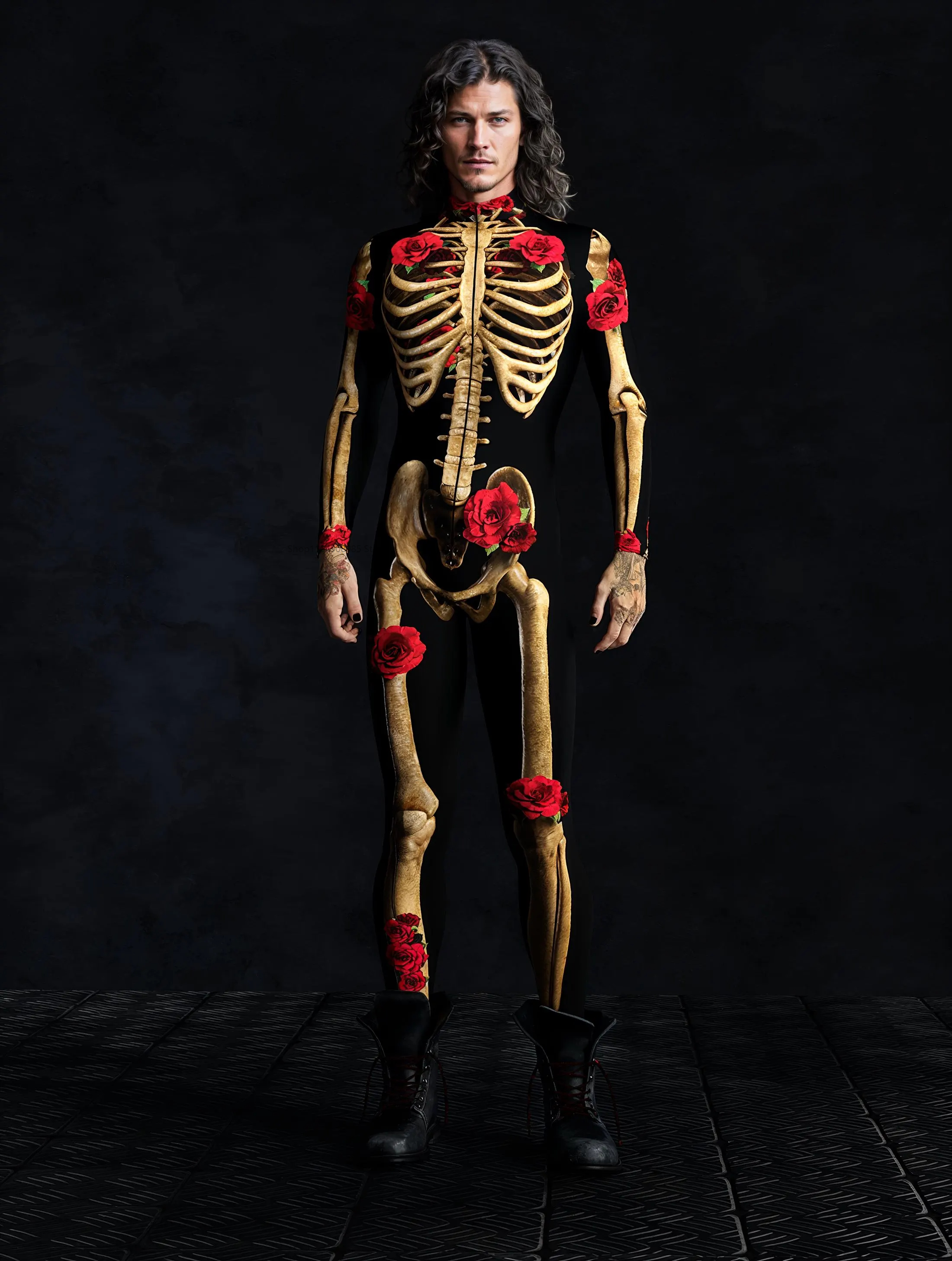 Halloween Scary Cosplay Skelet - Men'S Vampire Accessories review and price