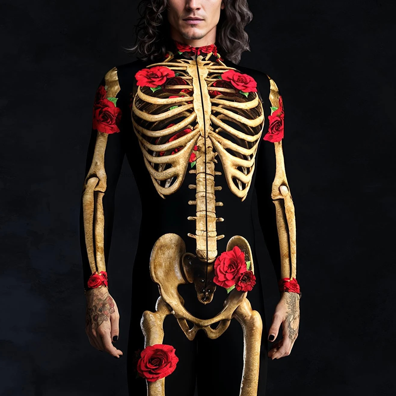 Halloween Scary Cosplay Skelet - Men'S Vampire Accessories review and price