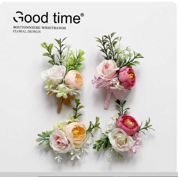 Broom wrist flower pin bouquet - Men Accessories Bouquet review and price