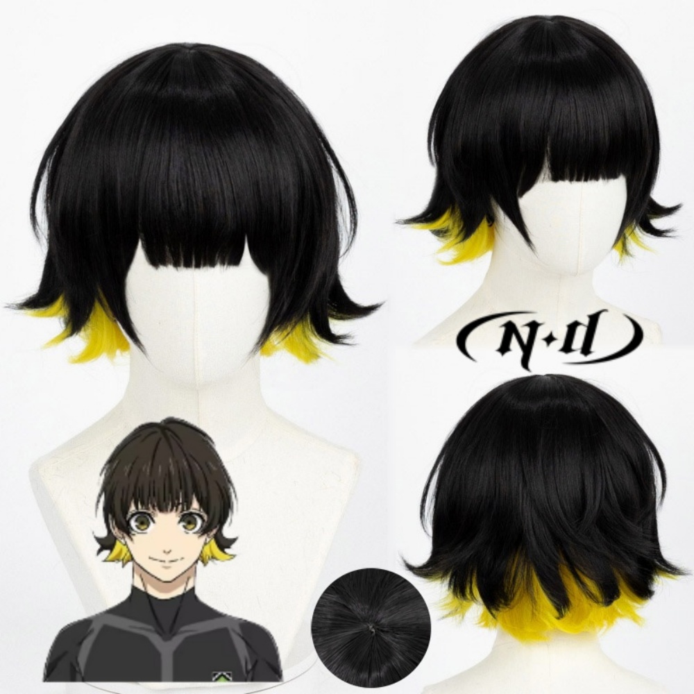 ND Cosplay Wigs BLUE Anime LOC - Men'S Yellow Accessories review and price
