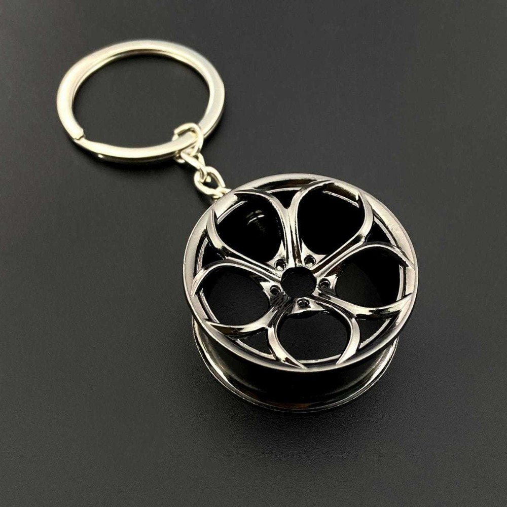NEW 4PC Creative Wheel Hub Key - Men'S Yellow Accessories review and price