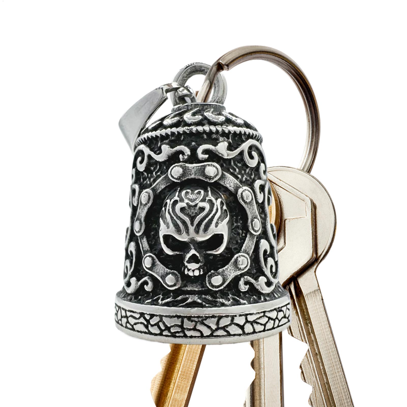 Skull Bell Charm Motorcycle Be - Men'S Accessories Chain review and price