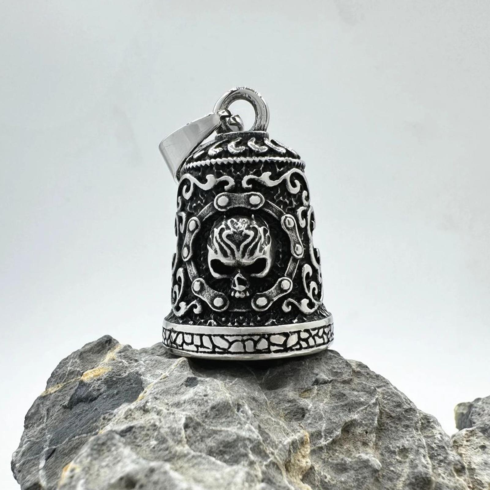 Skull Bell Charm Motorcycle Be - Men'S Accessories Chain review and price