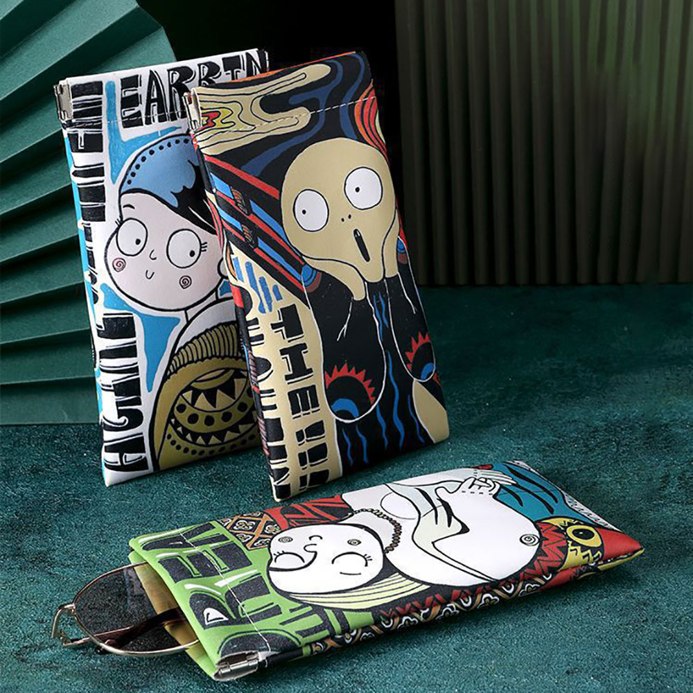 Cartoon Sunglasses Case PU Lea - Men'S Accessories Travel Bag review and price