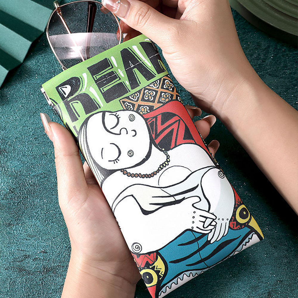 Cartoon Sunglasses Case PU Lea - Men'S Accessories Travel Bag review and price