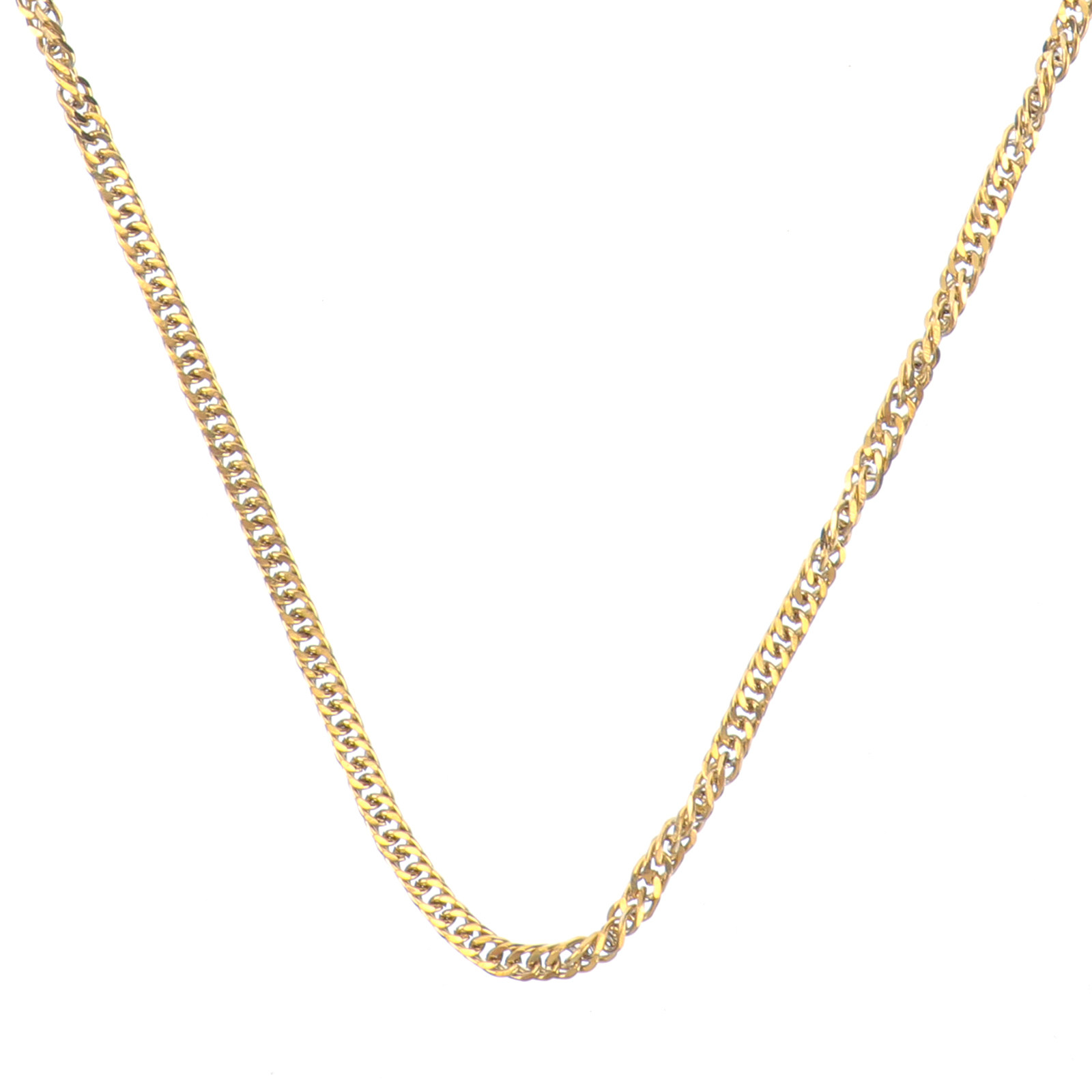 1Pcs Golden Double Buckle Chai - Men'S Accessories Chain review and price
