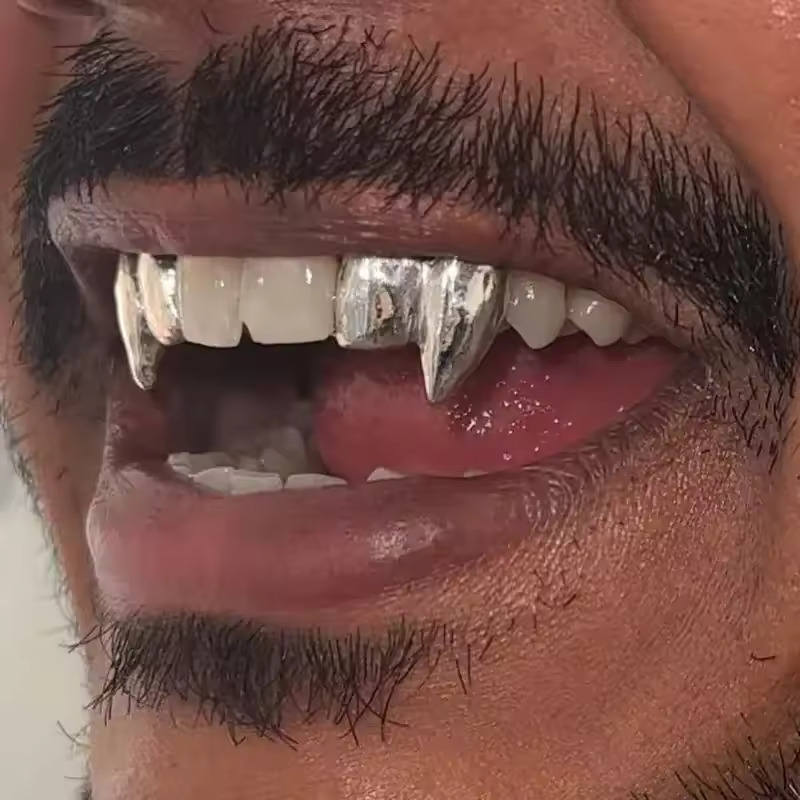 TOPGRILLZ Vampire DIY Double F - Men'S Vampire Accessories review and price