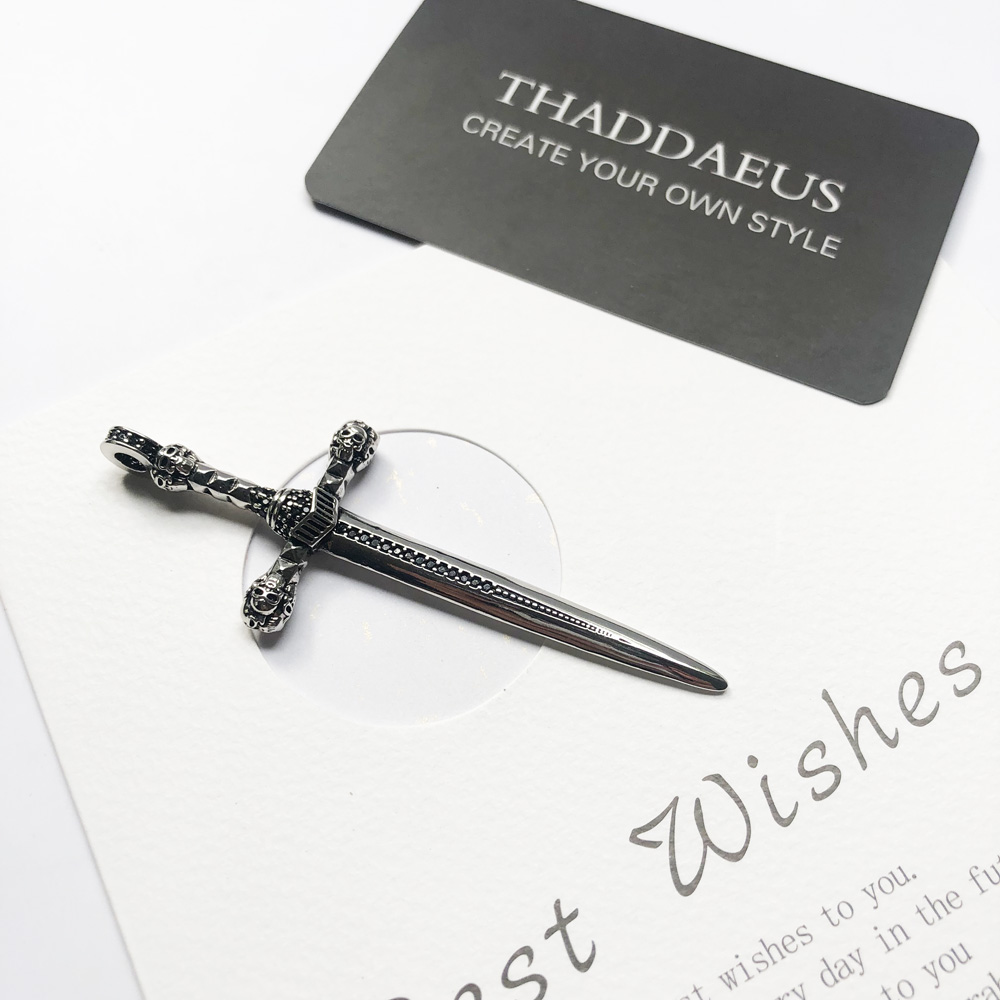 Pendant Skull Sword,Brand New  - Men'S Accessories Jewelry Brands review and price