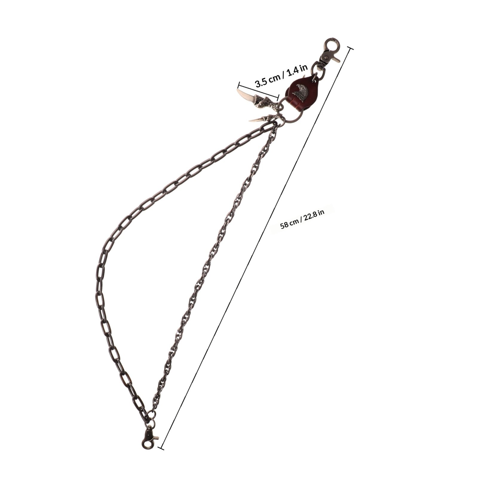 Premium Metal PU Pants Chain f - Men'S Accessories Chain review and price
