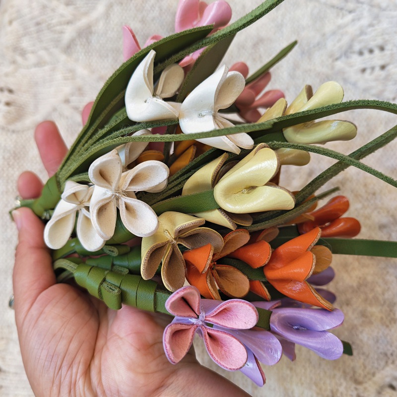 Handmade tulip bouquet leather - Men Accessories Bouquet review and price