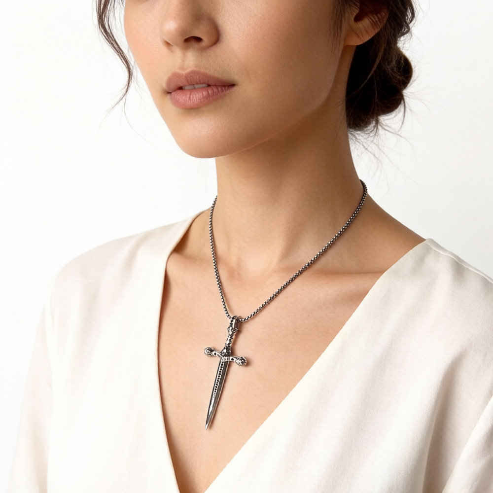 Pendant Skull Sword,Brand New  - Men'S Accessories Jewelry Brands review and price