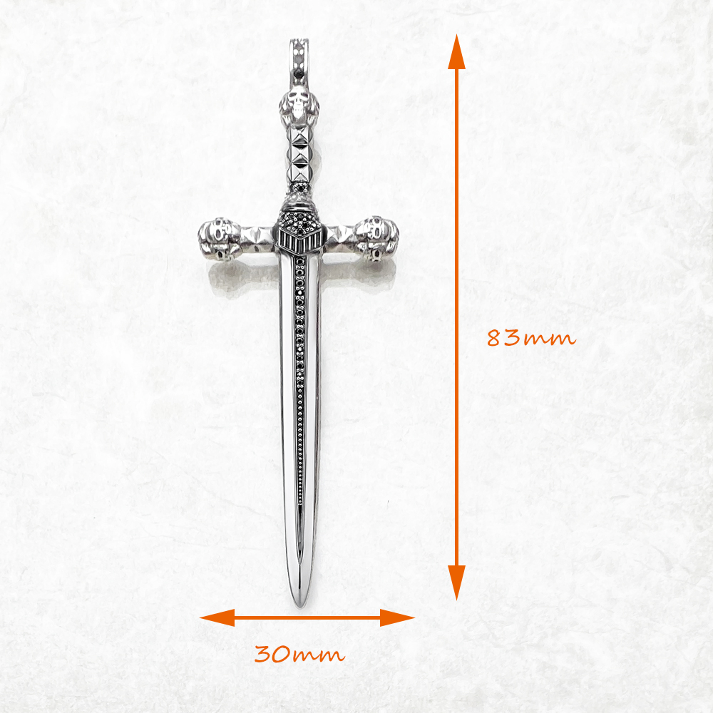 Pendant Skull Sword,Brand New  - Men'S Accessories Jewelry Brands review and price