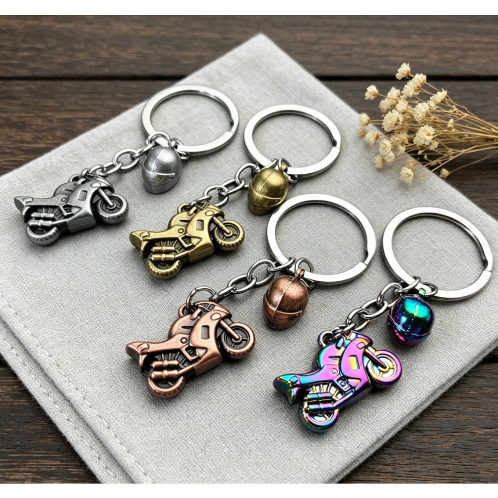 Motorcycle Keychain Creative M - Men'S Yellow Accessories review and price