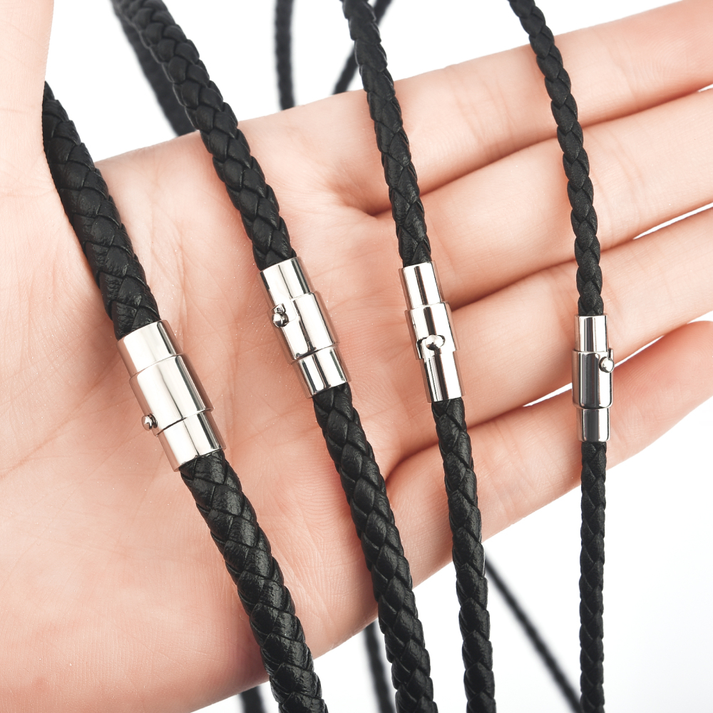 45/50/60cm Leather Necklace Wa - Men'S Accessories Chain review and price
