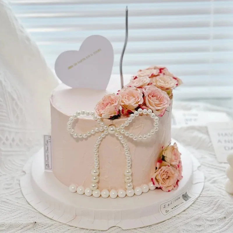 1/3/5/10PCS White Pearl Bow Bo - Men Accessories Bouquet review and price