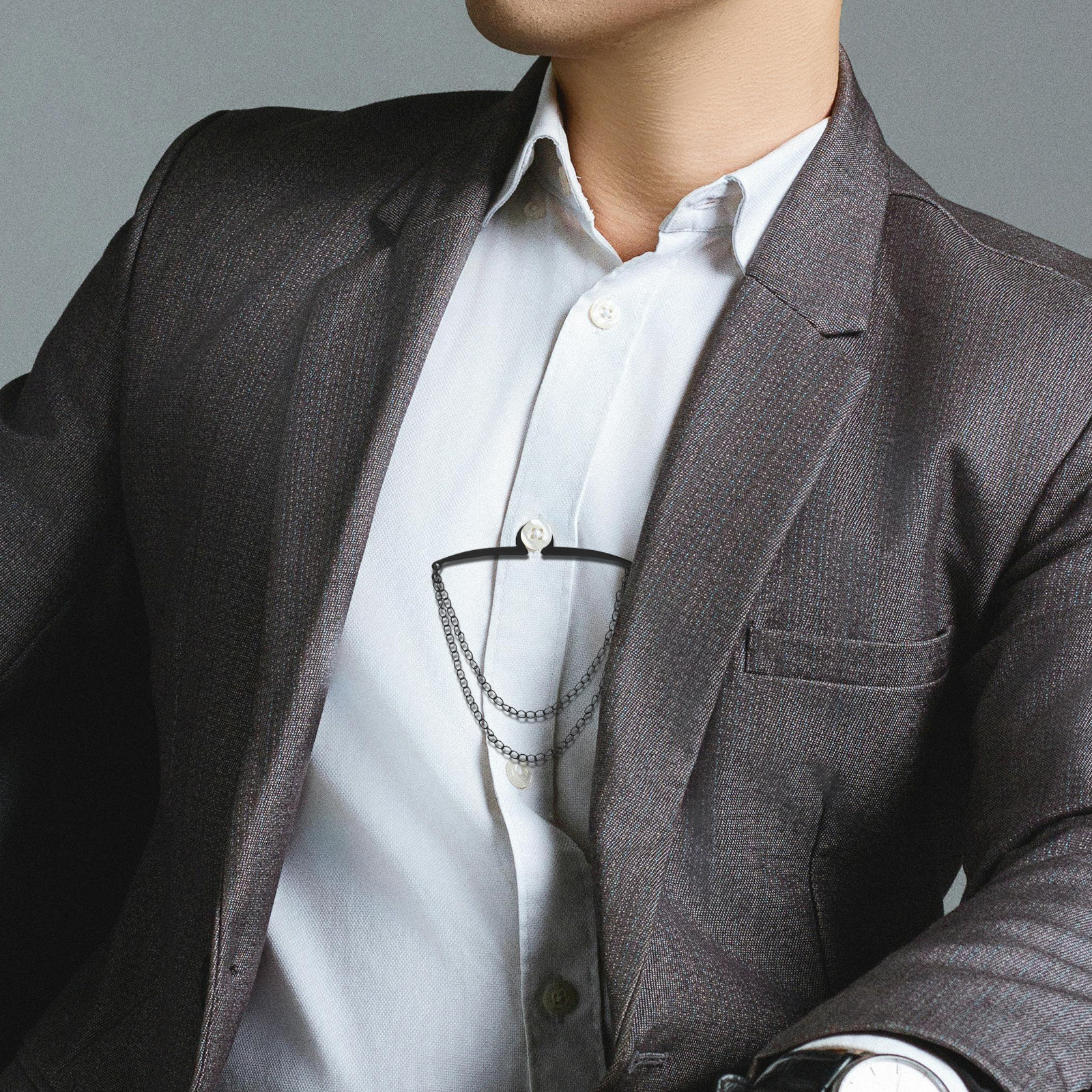 3pcs Shirt Tie Clips For Men C - Men'S Accessories Chain review and price