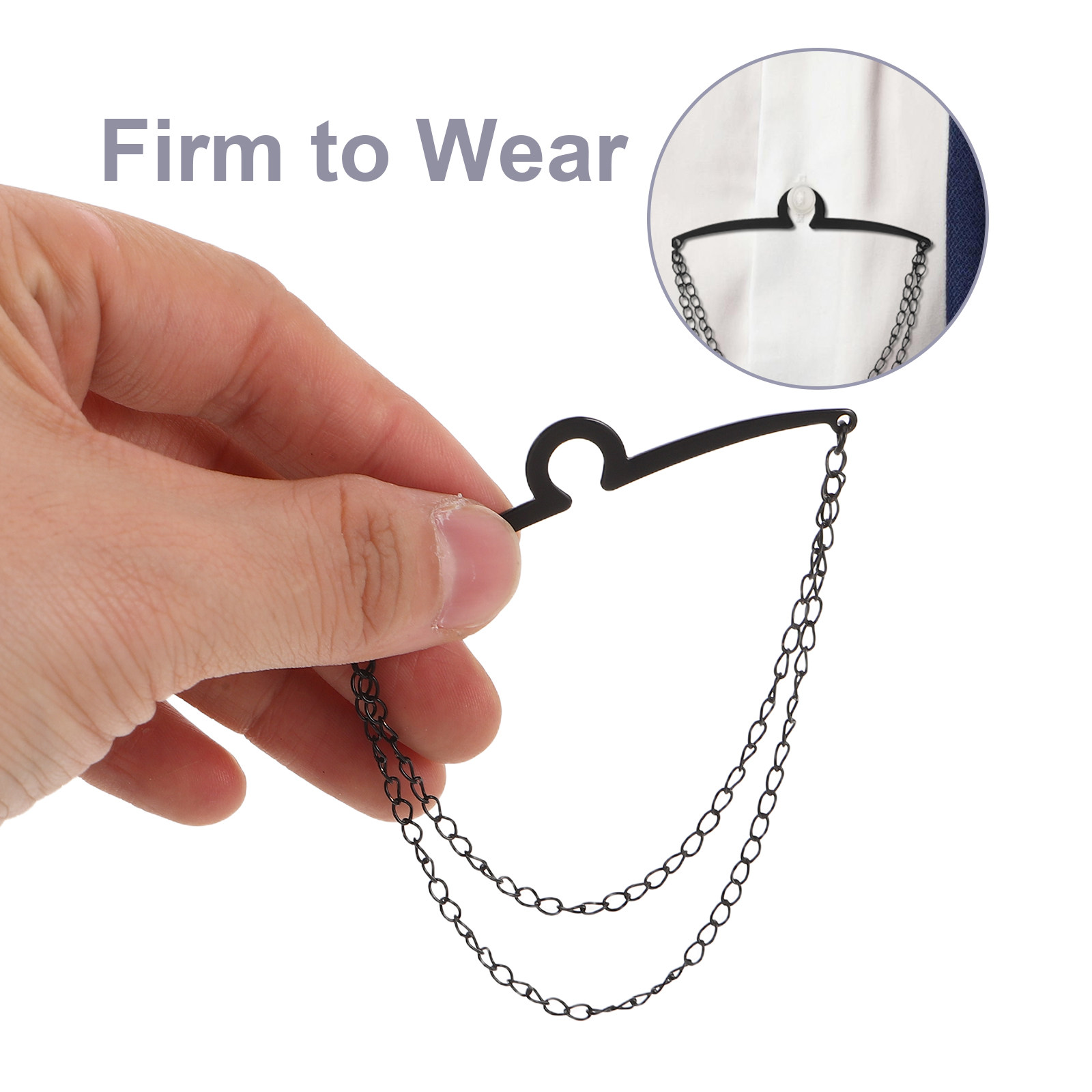 3pcs Shirt Tie Clips For Men C - Men'S Accessories Chain review and price