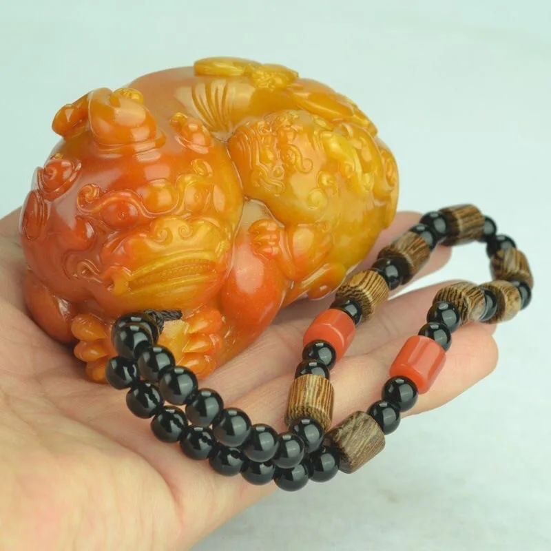 Natural Huang Longyu Pixiu Pen - Men'S Accessories Chain review and price