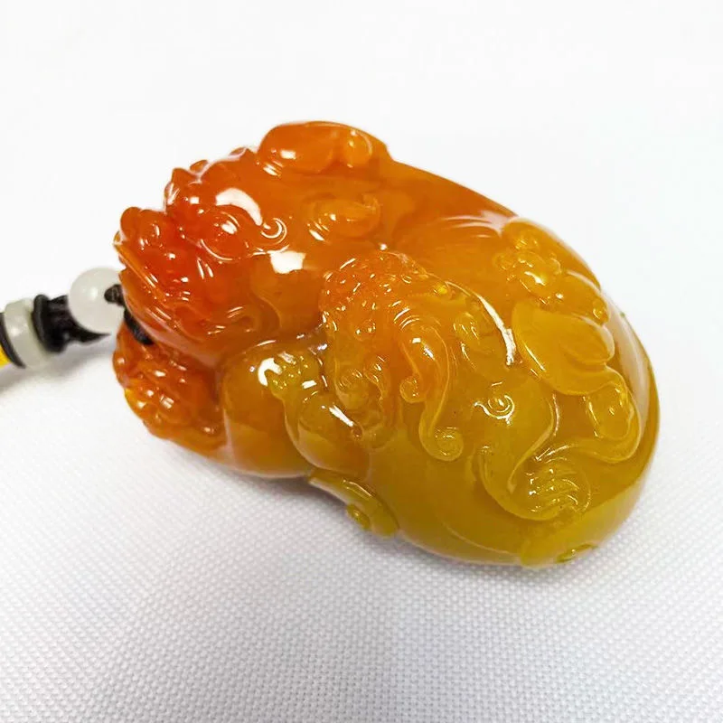 Natural Huang Longyu Pixiu Pen - Men'S Accessories Chain review and price
