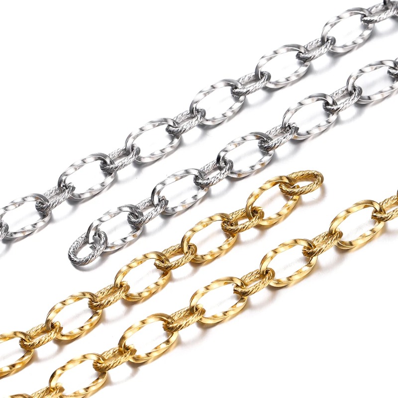 1Meter 7x11.5mm Stainless Stee - Men'S Accessories Chain review and price
